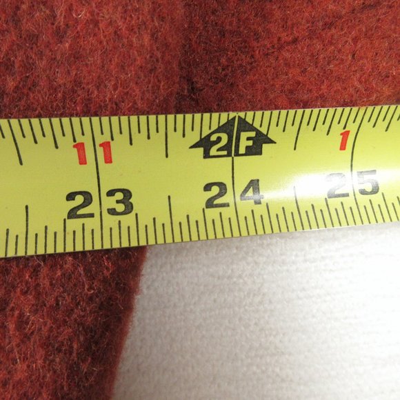 Vince Oversized Blanket Coat Size L Rust - Picture 6 of 8